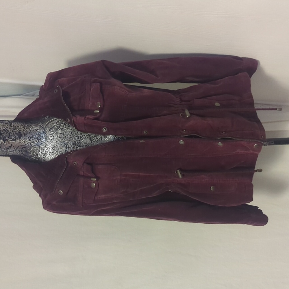 Urban Outfitters Ashley Vintage burgundy corduroy jacket